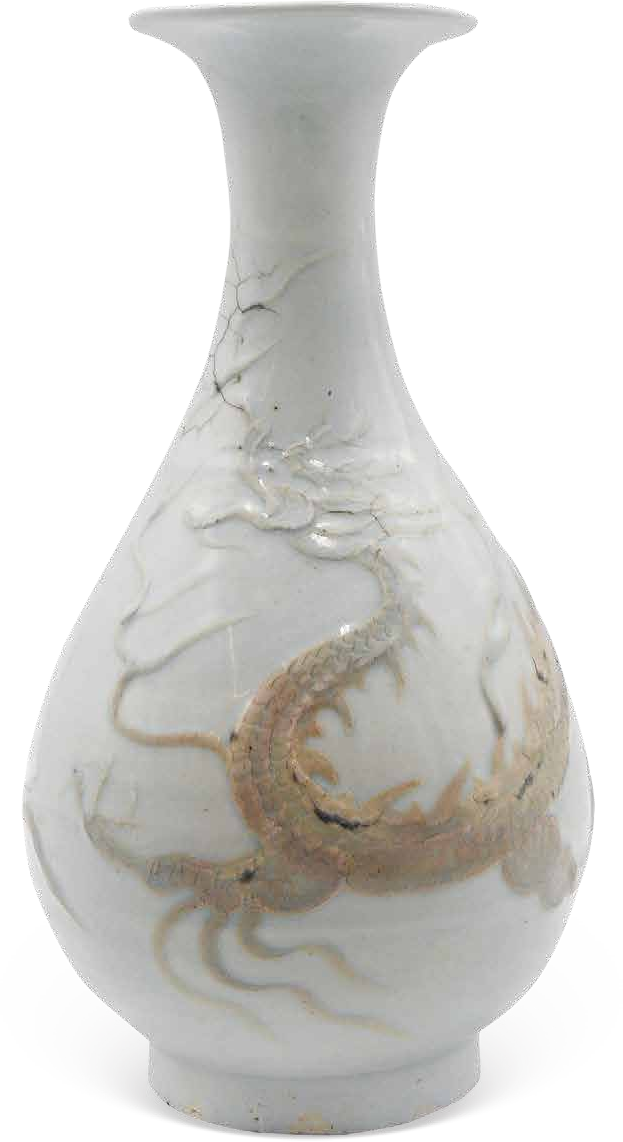 A Rare And Important White Glaze Yuhuchunping · Northern Song Dynasty (960-1127)