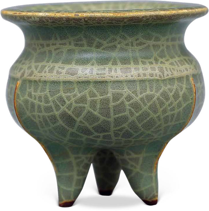 A Xikouyao Longquan-Type Celadon Censer · Southern Song Dynasty (1127-1279)